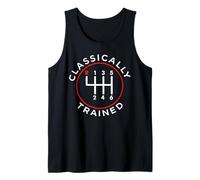 Funny Classically Trained Manual Gear Car Pedals Driving Tank Top