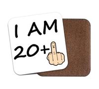 Funny Coaster Drinks Mat - 21st Birthday Present CO6291 | Gift For Him & Her, Beer Mat, Man Cave, 21 Years Old Birthday Present, Novelty Gifts, Office Workplace Gift