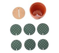 Funny Coasters, 6PCS Cactus Coaster Set Unique Coasters Cute Coasters Heat Insulation Desk Coaster for Office Restaurant Canteen Office Cafe