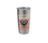 Funny Cobra Keep Your Distance I Bite Gift for Stainless Steel Insulated Tumbler