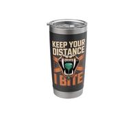 Funny Cobra Keep Your Distance I Bite Gift for Stainless Steel Insulated Tumbler