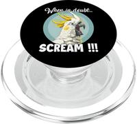 Funny Cockatoo T Screaming Bird for Cockatoo Meme PopSockets PopGrip for MagSafe