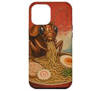 Funny Cockroach Eating Ramen Art Japanese Case for iPhone 12 Pro Max