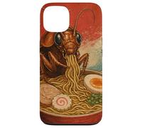 Funny Cockroach Eating Ramen Art Japanese Case for iPhone 13