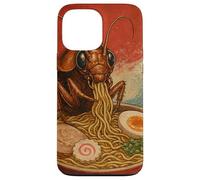 Funny Cockroach Eating Ramen Art Japanese Case for iPhone 13 Pro Max
