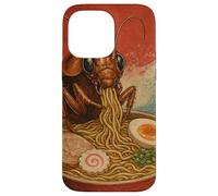 Funny Cockroach Eating Ramen Art Japanese Case for iPhone 14 Pro Max