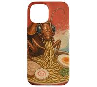 Funny Cockroach Eating Ramen Art Japanese Case for iPhone 15