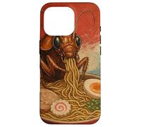 Funny Cockroach Eating Ramen Art Japanese Case for iPhone 16 Pro