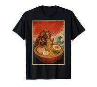 Funny Cockroach Eating Ramen Art Japanese T-Shirt