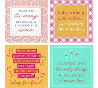 Funny Cocktail Napkins for Women Box Set Wine Cocktail Napkin Funny Variety Pack 40 Total