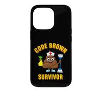 Funny Code Brown Survivor Saying Sarcastic Case for iPhone 13 Pro