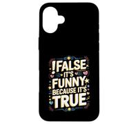 Funny Code Syntax Boolean Logic Meme Case for iPhone 16 Plus