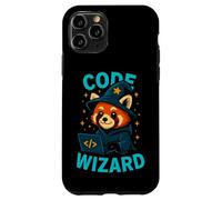 Funny Code Wizard Red Panda Programmer Design Case for iPhone 11 Pro