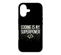 Funny Coding is My Superpower Coder Programmer Case for iPhone 17