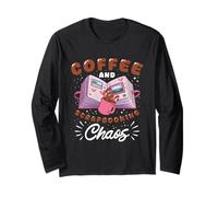Funny Coffee and Scrapbook Chaos Cool Paper Work Journal Long Sleeve T-Shirt