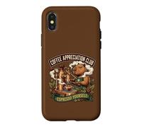 Funny Coffee Appreciation Café Capybara Case for iPhone X/XS