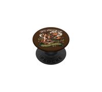Funny Coffee Appreciation Café Capybara PopSockets Adhesive PopGrip