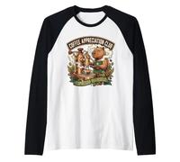 Funny Coffee Appreciation Café Capybara Raglan Baseball Tee