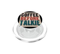 Funny Coffee Before Talkie Speech Costume PopSockets PopGrip for MagSafe