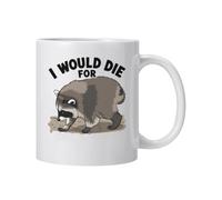 Funny Coffee Cups 350ml Cute Raccoon Comfort Handle Table Decor