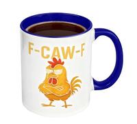 Funny Coffee Cups,Ceramic Chicken Drinkware,Fun Coffee Mugs Drinking Cups | for Tea Milk Water Juice Men Women Birthday Christmas Home Office School Dorm