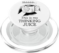 Funny Coffee Drinker Thinking Juice Caffeine Lover PopSockets PopGrip for MagSafe