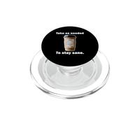 Funny Coffee Lover Prescription Medicine Graphic PopSockets PopGrip for MagSafe