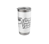 Funny Coffee Lover Vintage Tech Escape Key Design Stainless Steel Insulated Tumbler