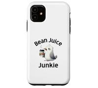 Funny Coffee Lovers Bean Juice Junkie Cute Seagull Case for iPhone 11