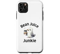 Funny Coffee Lovers Bean Juice Junkie Cute Seagull Case for iPhone 11 Pro Max