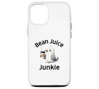 Funny Coffee Lovers Bean Juice Junkie Cute Seagull Case for iPhone 12/12 Pro