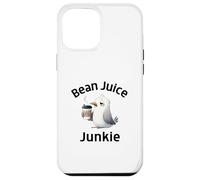 Funny Coffee Lovers Bean Juice Junkie Cute Seagull Case for iPhone 12 Pro Max