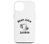 Funny Coffee Lovers Bean Juice Junkie Cute Seagull Case for iPhone 13
