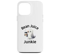 Funny Coffee Lovers Bean Juice Junkie Cute Seagull Case for iPhone 13 Pro Max