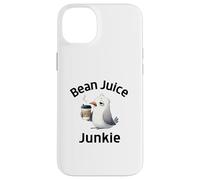Funny Coffee Lovers Bean Juice Junkie Cute Seagull Case for iPhone 14 Plus