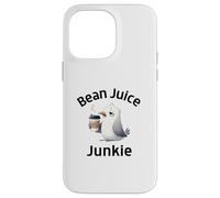 Funny Coffee Lovers Bean Juice Junkie Cute Seagull Case for iPhone 14 Pro Max