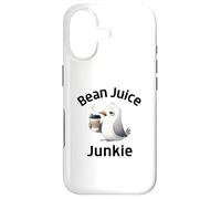 Funny Coffee Lovers Bean Juice Junkie Cute Seagull Case for iPhone 17