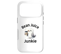 Funny Coffee Lovers Bean Juice Junkie Cute Seagull Case for iPhone 17 Pro