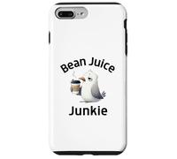 Funny Coffee Lovers Bean Juice Junkie Cute Seagull Case for iPhone 7 Plus/8 Plus