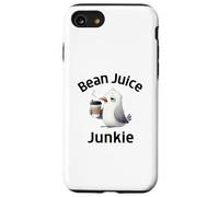 Funny Coffee Lovers Bean Juice Junkie Cute Seagull Case for iPhone SE (2020) / 7/8