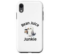 Funny Coffee Lovers Bean Juice Junkie Cute Seagull Case for iPhone XR