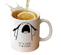 Funny Coffee Mug - 330 ml Ceramic Juice Cup | Mug for Hot Chocolate, For Work Colleagues, Friends, Office, Household, Birthday, Fruit Juice, Drinks, Restaurant, Kitchen Area, Hotel