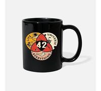Funny Coffee Mug 42 Answer to Life Universe and Everything Portable Classic Ceramic Mug Coffee Cup Travel Mug 11 Ounce