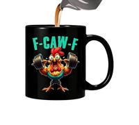 Funny Coffee Mug Chicken Cup | 11oz Ceramic Tea Cup with Ergonomic Handle | Chicken Lover Gift for Women Men Coworkers | Cute Farm Animal Coffee Mug for Home Kitchen Birthday Holiday Party