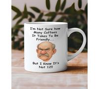 Funny Coffee Mug for Grumpy People | Antisocial Mug | Coffee Lover Gift | Morning Grump Novelty Mug | Westcountry Design Cornwall