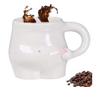 Funny Coffee Mug - Handmade Novelty Ceramic Tea Cup, Cute Drink 320 Ml | Wholesale Belly Coffee Mass With Pregnancy Belly Concept For Party