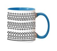 Funny Coffee Mug, Hidden Message Design, 11 oz, Black, Novelty Gift for Coworkers and Friends (C)