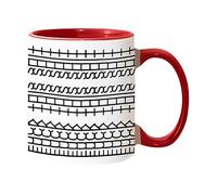 Funny Coffee Mug, Hidden Message Design, 11 oz, Black, Novelty Gift for Coworkers and Friends (F)