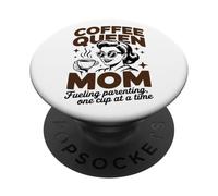 Funny Coffee Parenting Adopting Fostering Childcare Mom Dad PopSockets Adhesive PopGrip