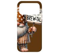 Funny Coffee Saying Mornings Are Brew-Tal Sarcastic Gnome Case for iPhone 17 Pro Max